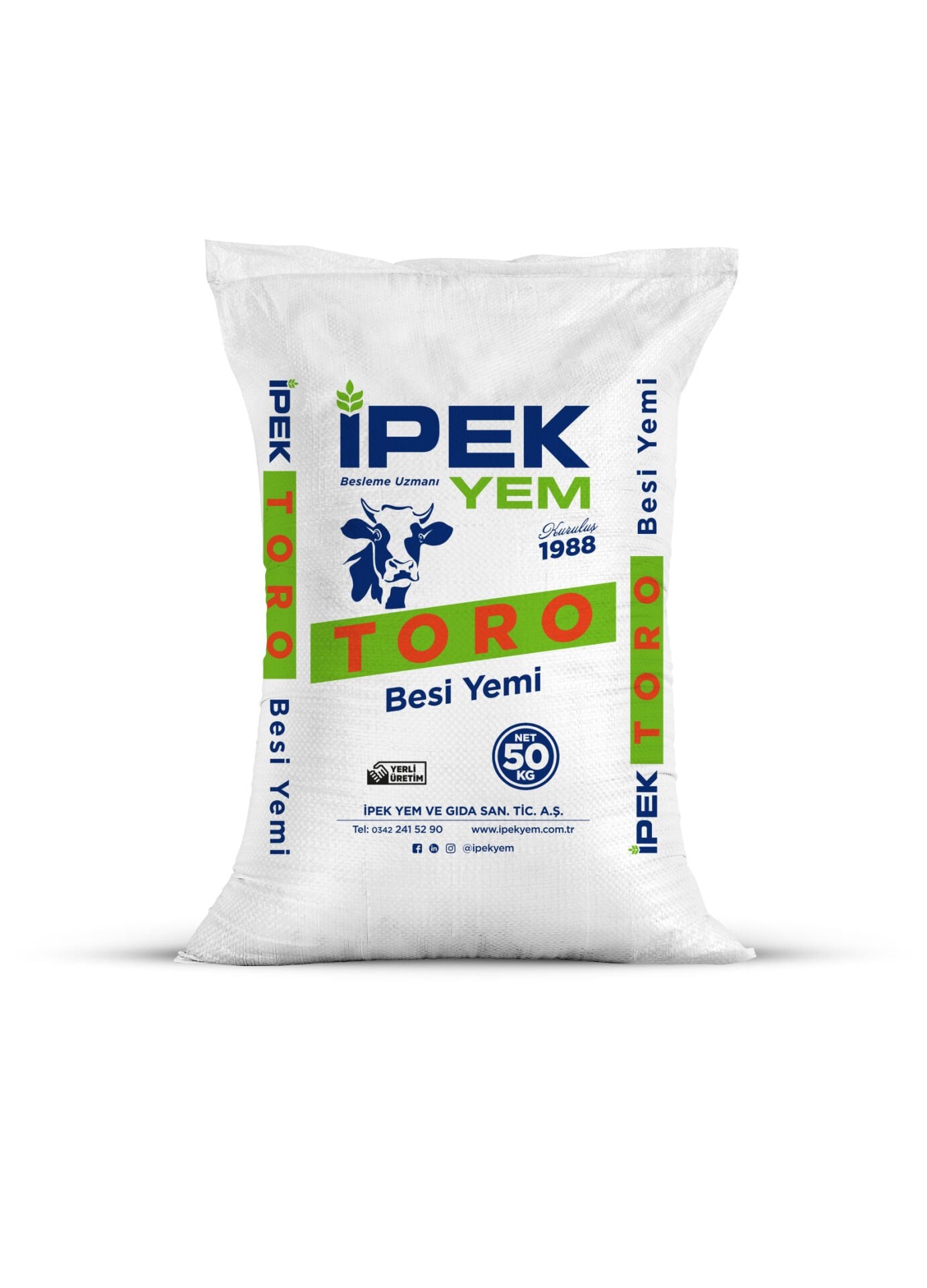 İPEK TORO BESİ YEMİ 50 KG ( 15 PRT. )