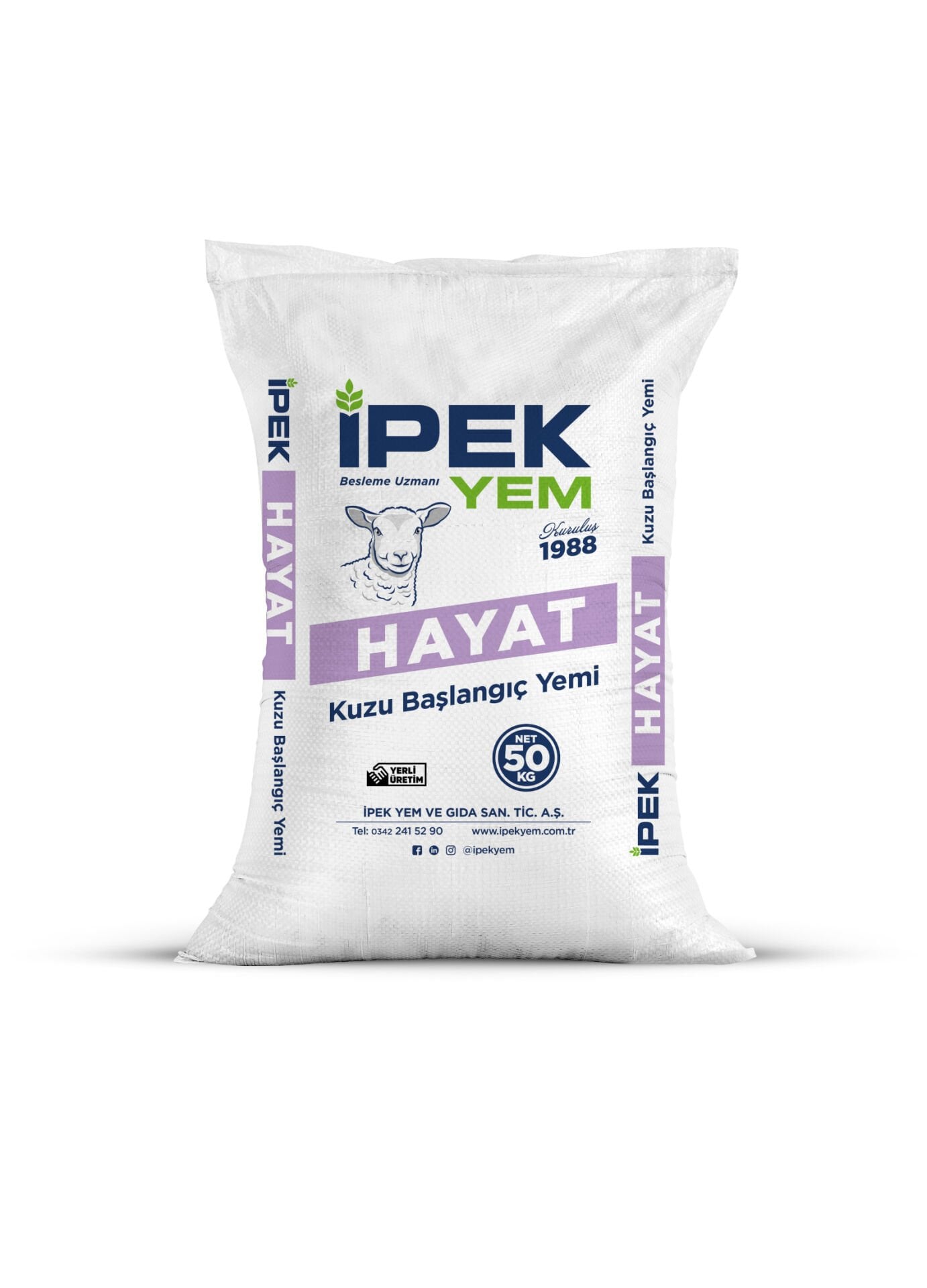 İPEK BUZAĞI BÜYÜTME YEMİ PELET 25 KG ( 17 PRT. )